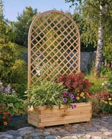 Jardinera Bermuda con Celosía Rosa