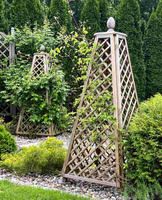 Pequeño obelisco h150 x 50 x 50 cm con bola