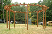 Pérgola Circle ? 480 h247 x 536 cm