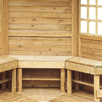 Juego de bancos 9 uds.